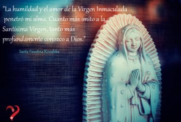 La humildad y el amor de la Virgen Inmaculada penetró mi alma